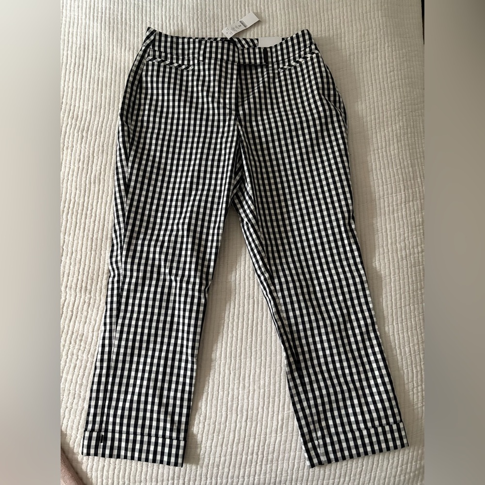 Curvy convertible slim crop pants WHBM NWT